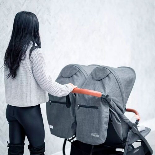 Прогулочная коляска Valco Baby Snap Duo Trend, цвет: grey marle - фото №15