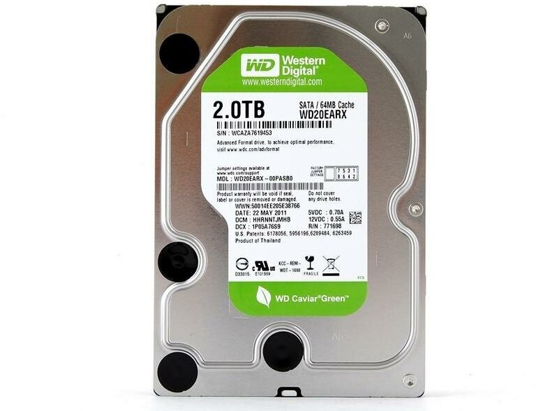 Жесткий диск Western Digital 2 TB (WD20EARX)