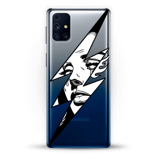 фото Силиконовый чехол молния на samsung galaxy m31s andy & paul