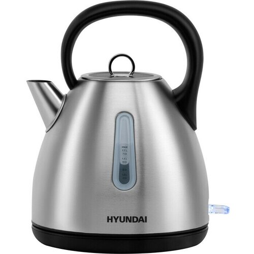 Чайник электрический Hyundai HYK-S3602 серебристыйчерный 365900₽