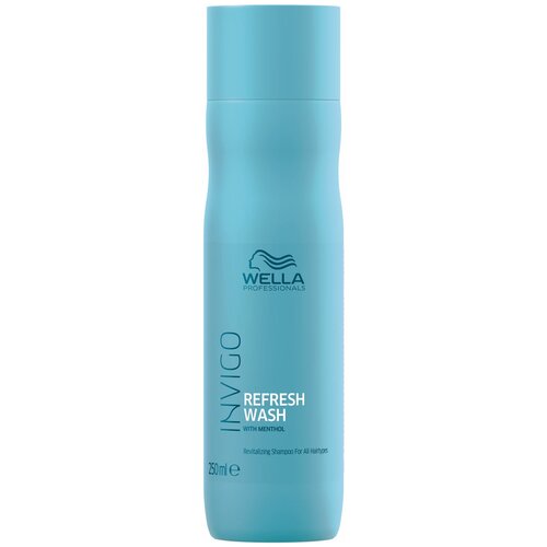 Wella Professionals шампунь Invigo Refresh Wash оживляющий для всех типов волос, 250 мл wella professionals шампунь invigo balance refresh wash 250 мл