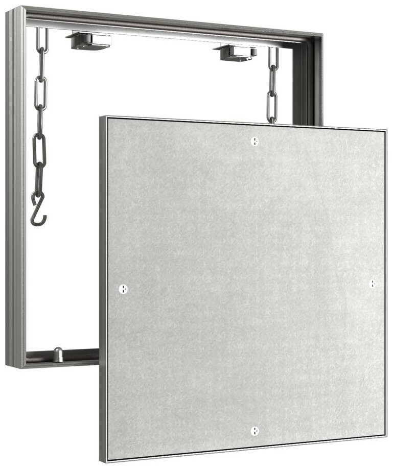 Ревизионный люк D6060 CERAMO настенный под плитку EVECS серебристый - фотография № 8
