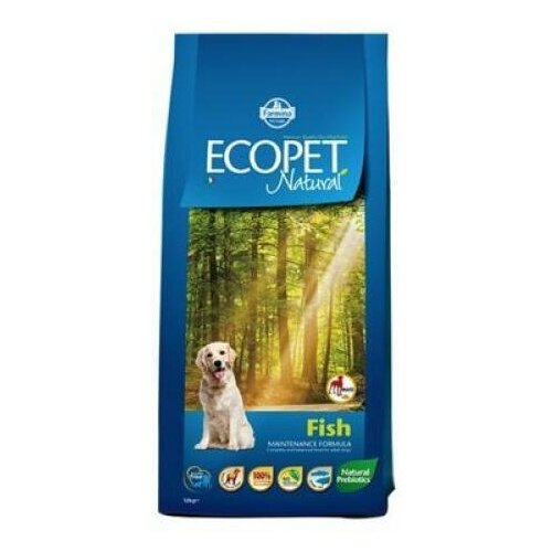 Сухой корм для взрослых собак любых пород Farmina Ecopet Natural Fish c рыбой 12 кг.