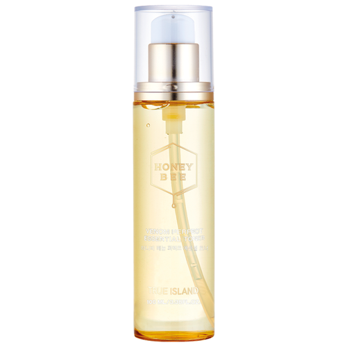 тонер для лица с пчелиным ядом true island honey bee venom perfect essential toner 100 мл TRUE ISLAND Тонер с пчелиным ядом Honye Bee Venom Perfect Essential, 100 мл