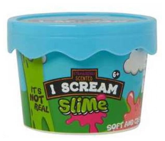 Лизун Junfa toys I-Scream Slime, розовый