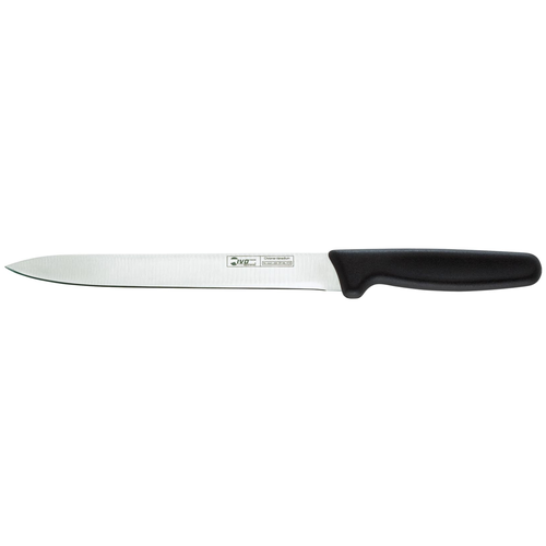 фото Нож для нарезки мяса или рыбы ivo 25048.20, лезвие 20 см, черный/стальной