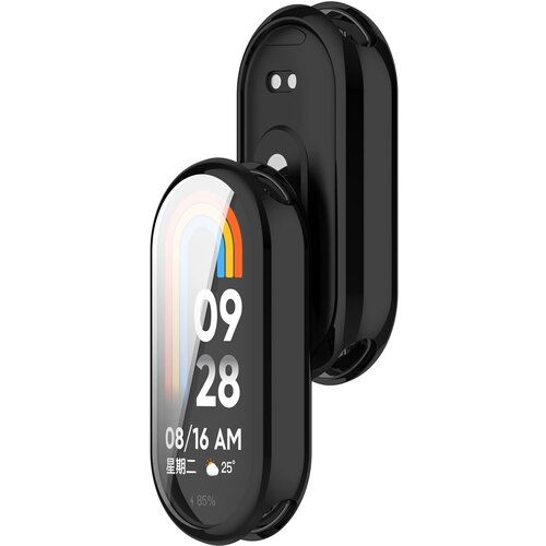 Мягкий защитный чехол TPU для Xiaomi Mi Band 8, черный