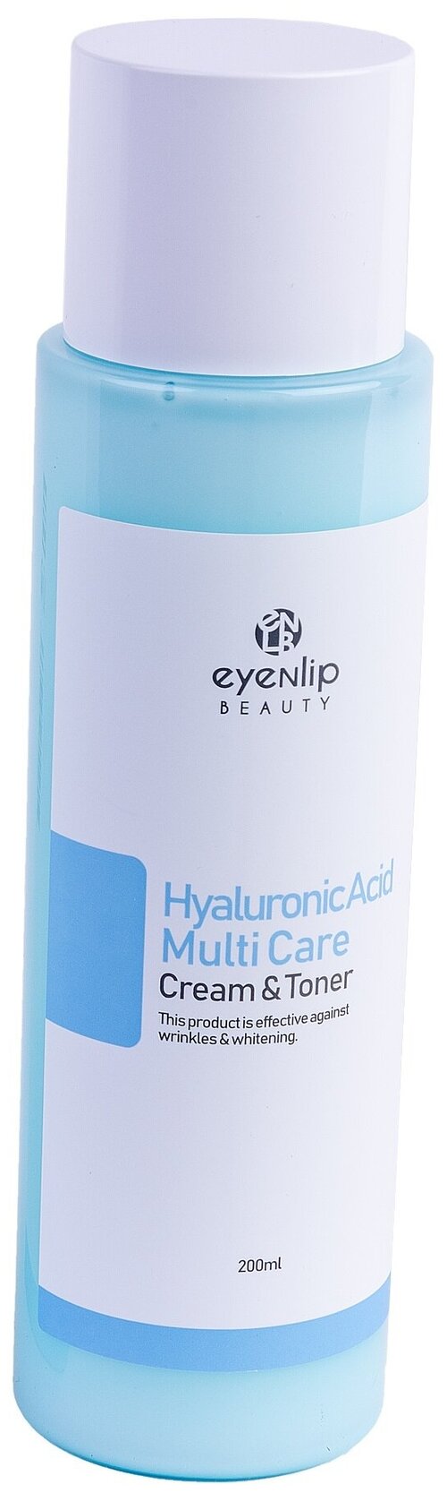 Eyenlip Hyaluronic Acid Multi Care Cream & Toner Тонер-крем гиалуроновый для лица, 200 мл