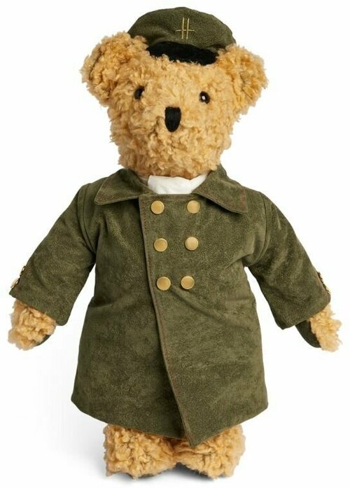 Мягкая игрушка Harrods Green Man Bear Кентерберийский медведь (43 см)