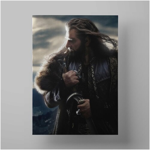Постер Hobbit, Хоббит, 50х70 см / Плакат интерьерный / Картина на стену / Постер к фильму