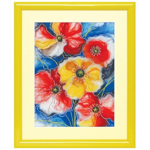 Картина шерстью «Краски лета», 19х25 см, Чарівна Мить