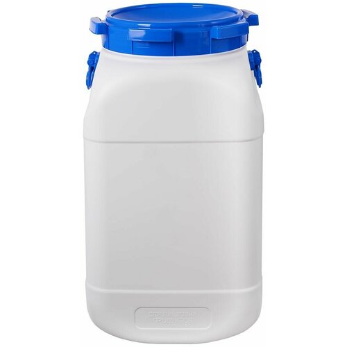 Канистра для воды пищевая Фляга Fortis 80 л. Elfplast 38,5х38,5х71,2 см. пластиковая пластмассовая