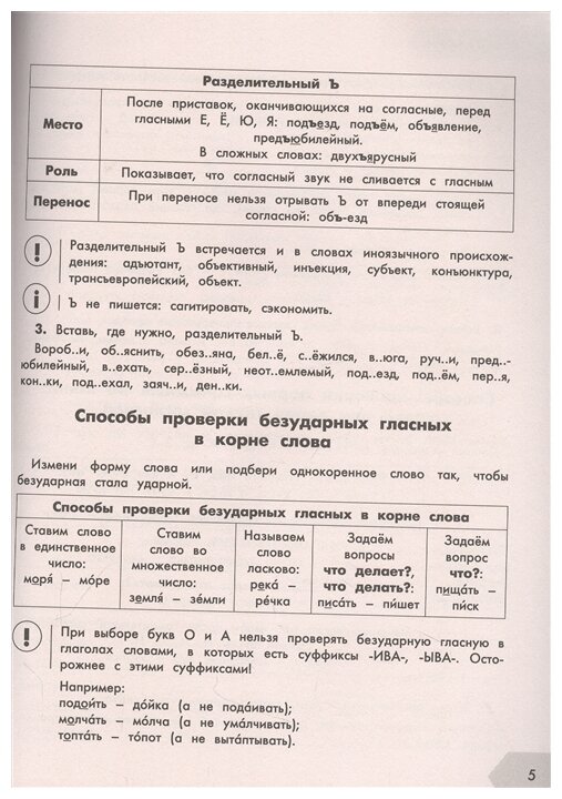Русский язык в схемах и таблицах. Все темы школьного курса 4 класса с тестами. - фото №3
