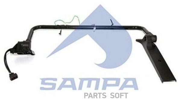 SAMPA 079414 SA079.414_кронштейн зеркала! левый 800x270x28mm\ DAF/VOLVO/RVI