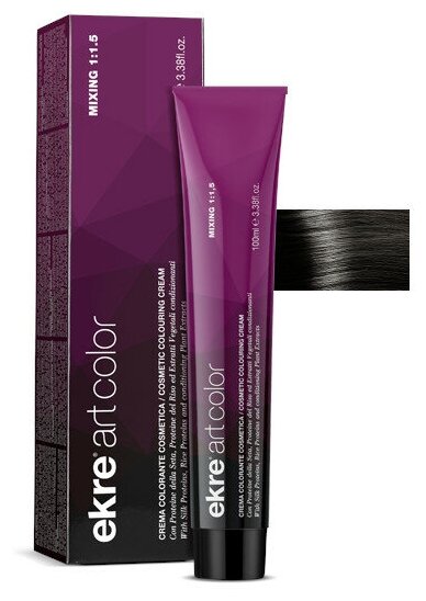 Краска для волос Artcolor Hair Colour Cream Ekre 3 Темно-каштановый Натуральный, 100 мл
