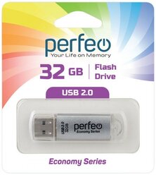 USB флешка Perfeo USB 32GB E01 Silver ES