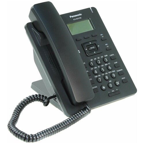 SIP-телефон Panasonic KX-HDV100RUB, черный