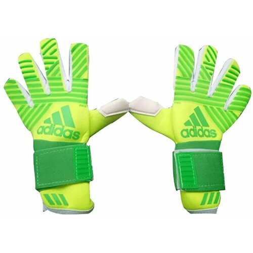 фото Вратарские перчатки , размер 9, зеленый нет бренда