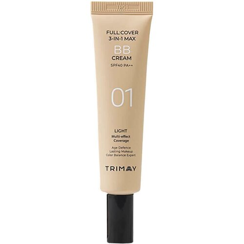 Лёгкий BB-крем Trimay Full Cover 3-in-1 Max BB Cream SPF40 PA++№01