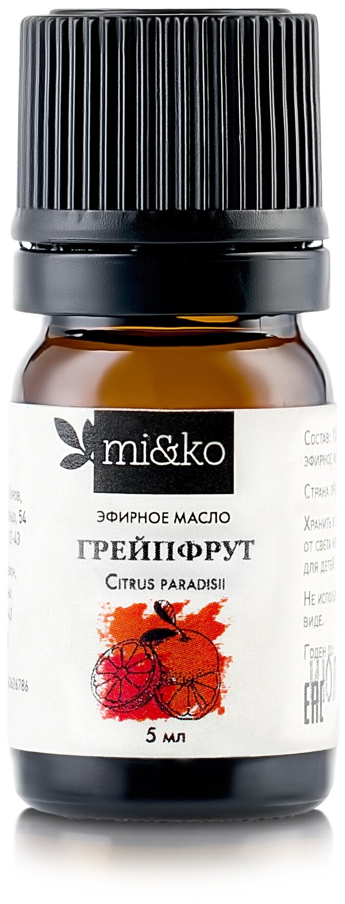 Mi&Ko Эфирное масло "Грейпфрут", organic 5 мл
