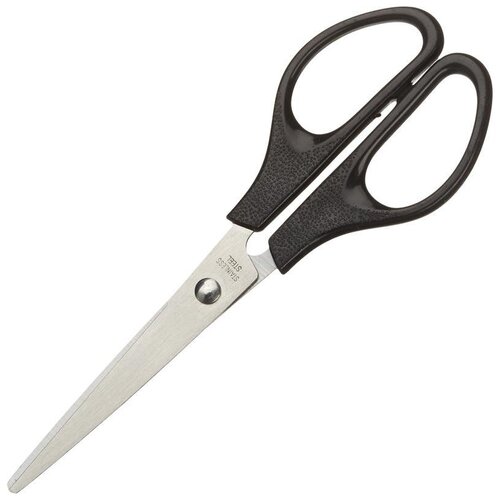 Ножницы Attache 169 мм с пластиковыми симметричными ручками черного цвета, 47588