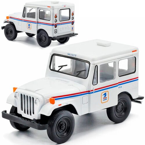 Металлическая машинка 1:26 1971 Jeep DJ-5B (Dispatcher), инерционный / Белый