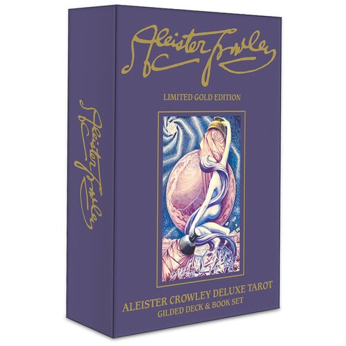 фото Набор u.s. games systems aleister crowley deluxe tarot: gilded deck & book set