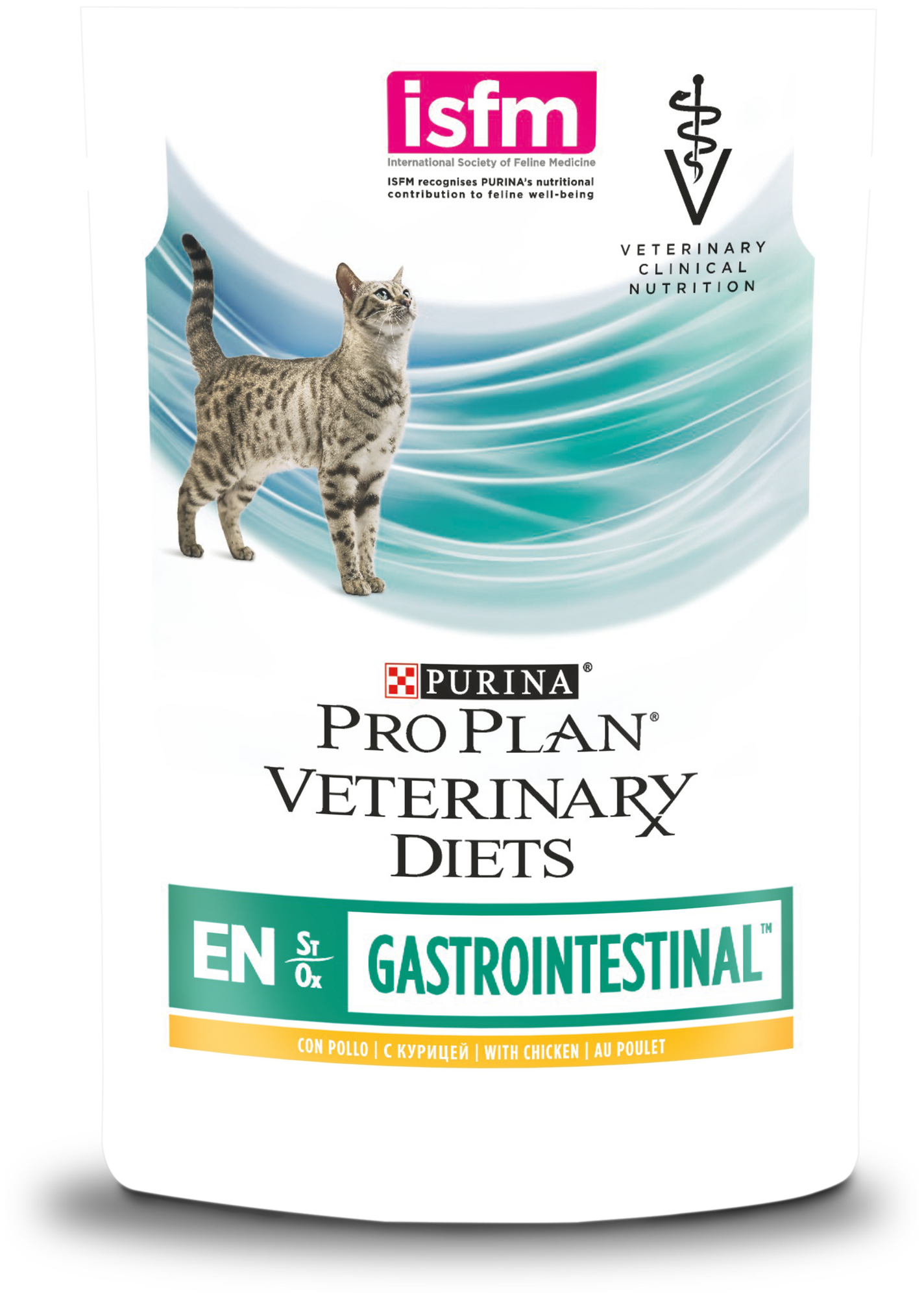 Влажный корм для кошек и котят Purina Pro Plan Veterinary Diets EN St/Ox Gastrointestinal, при расстройствах пищеварения, с курицей, 18 шт. х 85 г