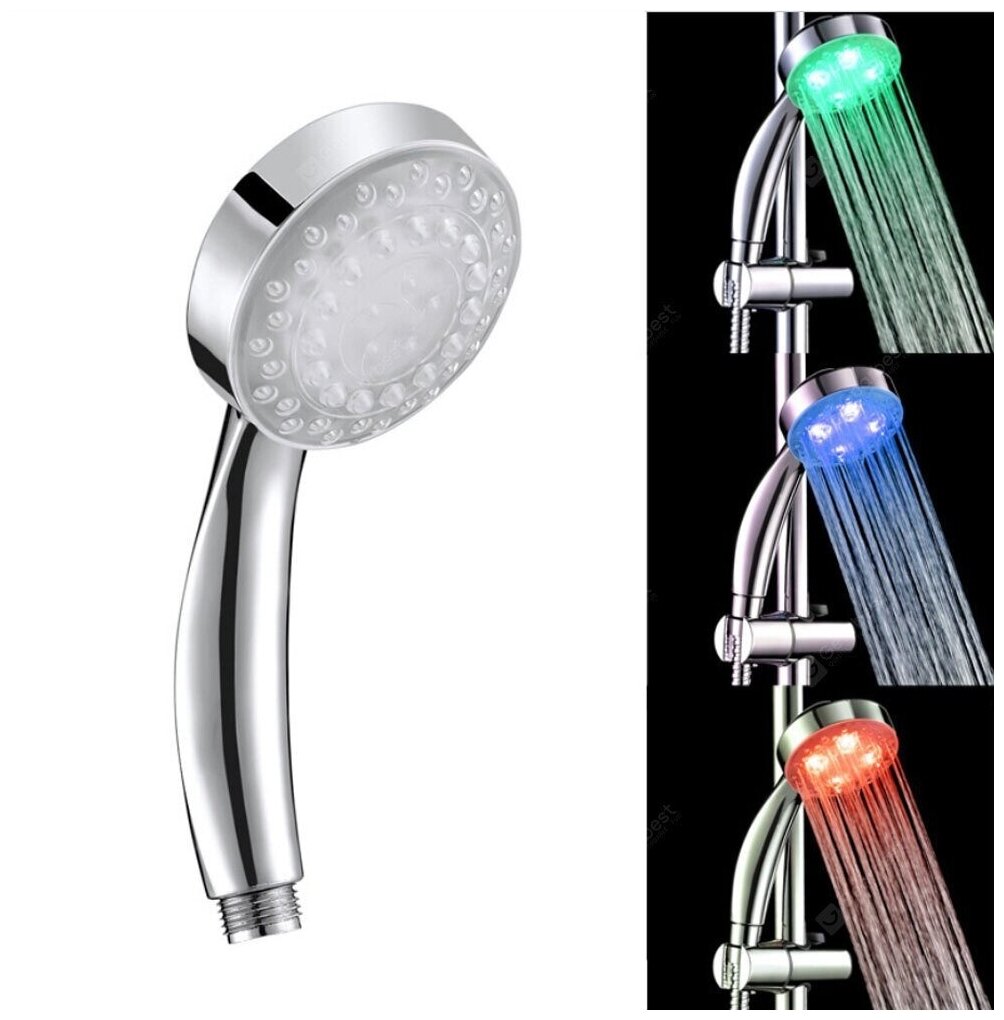 Душевая лейка со светодиодной насадкой Led Shower - фотография № 4