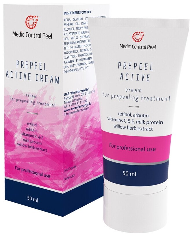 Medic Control Peel Крем для лица и тела Prepeel Active, 50 мл