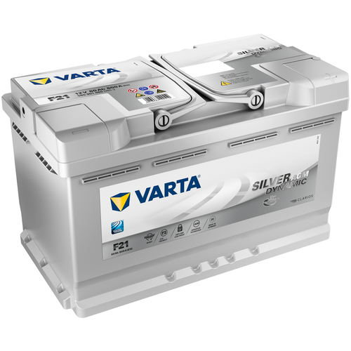 Аккумулятор автомобильный Varta Silver Dynamic AGM F21 6СТ-80 обр. 315x175x190