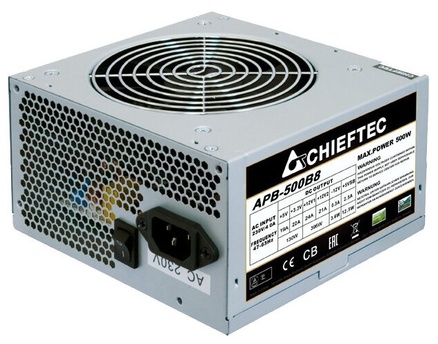 Блок питания 500W ATX 12V 2.3 PSU,w/12cm Fan,active PFC. OEM