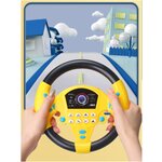 Детский игровой руль / Интерактивный руль / Развивающая игрушка / Развивающий руль - изображение