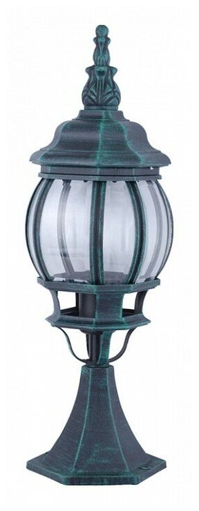 Наземный низкий светильник Arte Lamp Atlanta A1044FN-1BG Цвет арматуры медь Цвет плафонов прозрачный