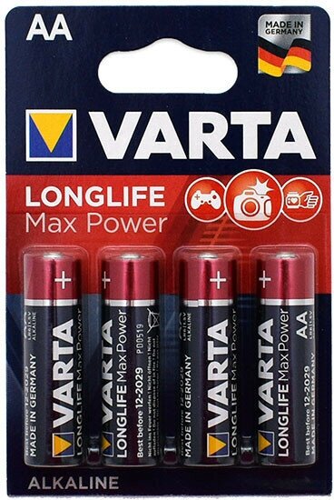 Батарейка VARTA LONGLIFE Max Power AA