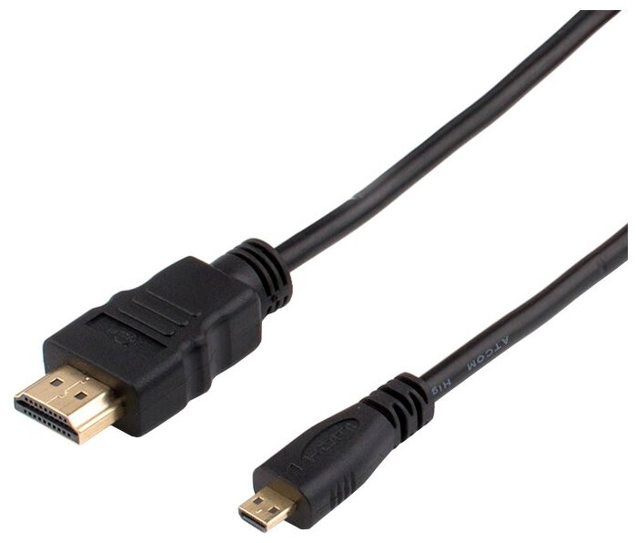 Кабель HDMI A/D 1 m, ATCOM (HDMI <=> microHDMI, блистер)