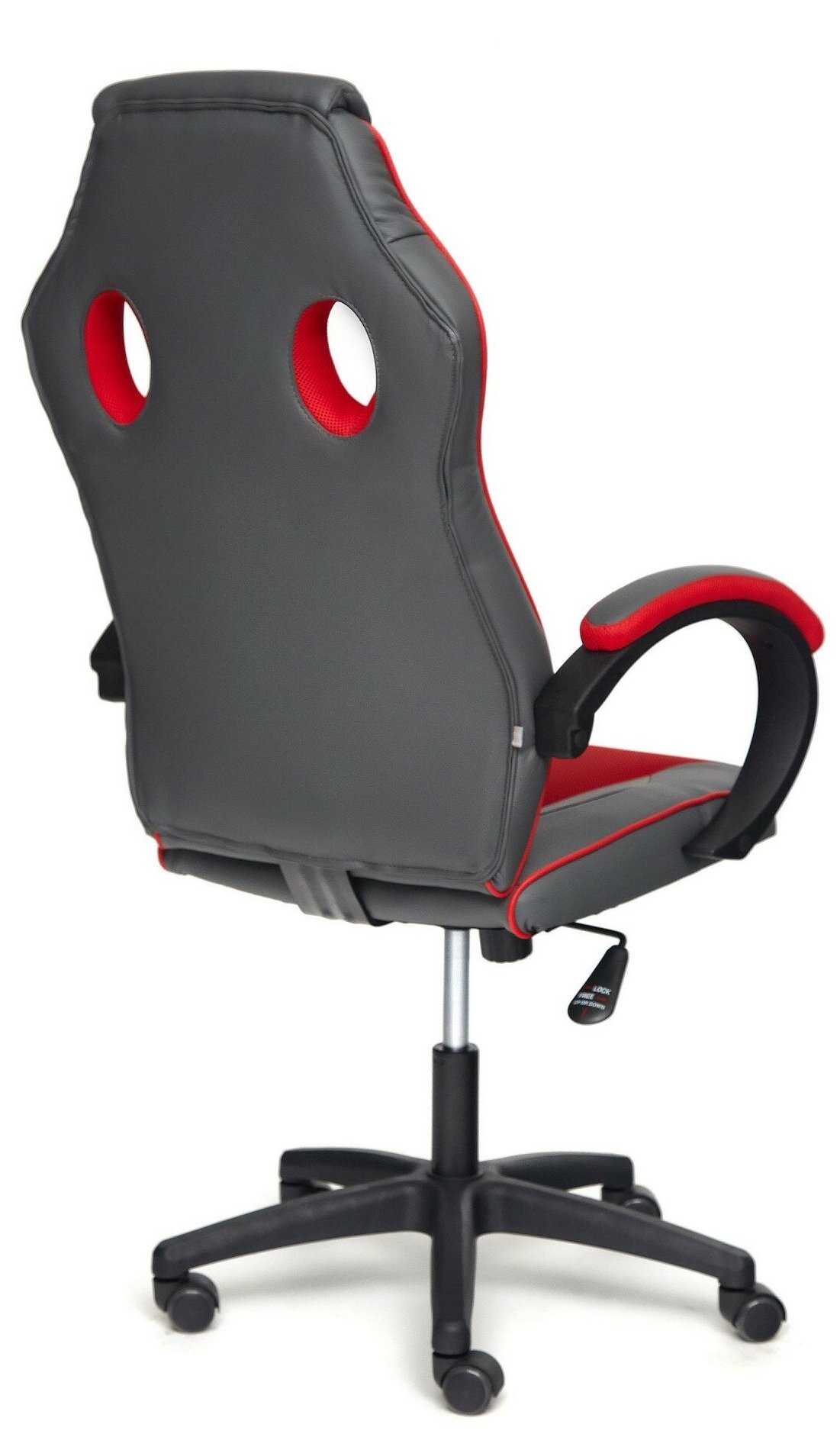 Игровое кресло Tetchair (Grey/Red) - фото №4