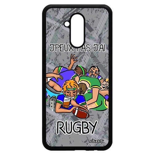 фото Чехол на мобильный huawei mate 20 lite, "не могу - у меня регби!" пародия шутка utaupia