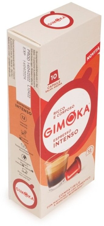 Кофе в капсулах Gimoka Nespresso Classic Intenso 10шт Gruppo Gimoka S.R.L - фото №20