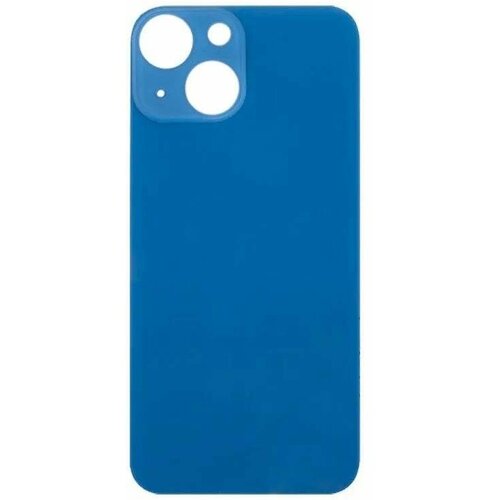 Задняя крышка для iPhone 13 mini, стекло, цвет синий, 1 шт.