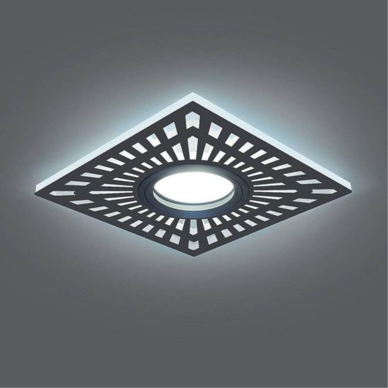 Светильник LED Gauss Backlight BL126 квадрат черный 3Вт 4000К GU5.3 - фотография № 7