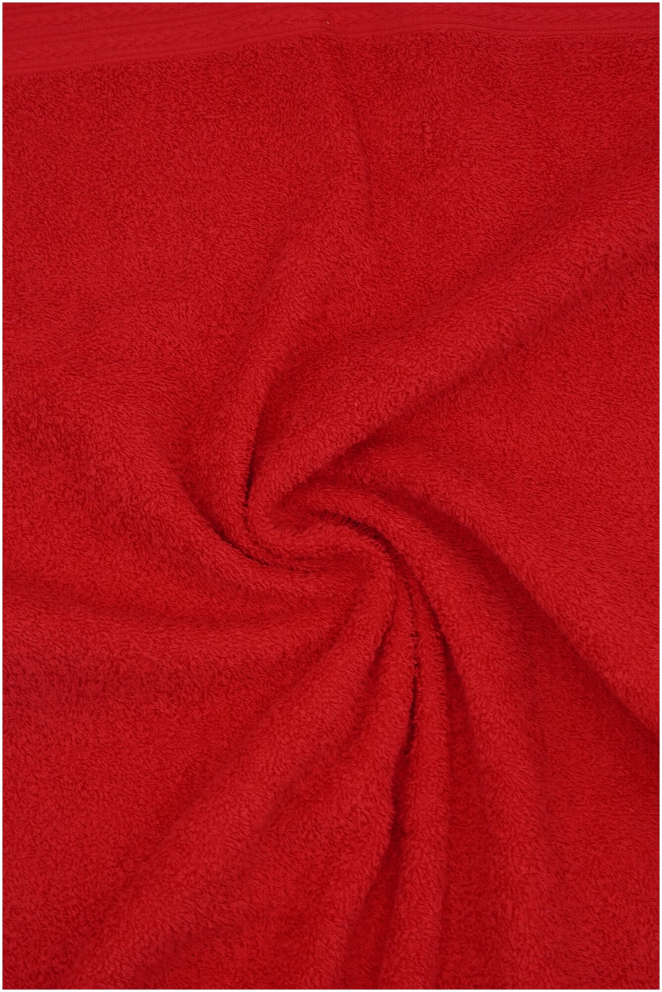 Набор полотенец DreamTex 50х90см - 3шт красный - фотография № 6
