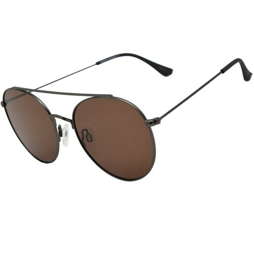 Солнцезащитные очки Mario Rossi, круглые, поляризационные, с защитой от УФ, для женщин, черный