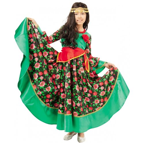 фото Детский костюм "цыганка" (9479), 116 см. пуговка