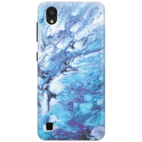 фото Re:pa накладка transparent для zte blade a5 (2019) с принтом "синий мрамор"