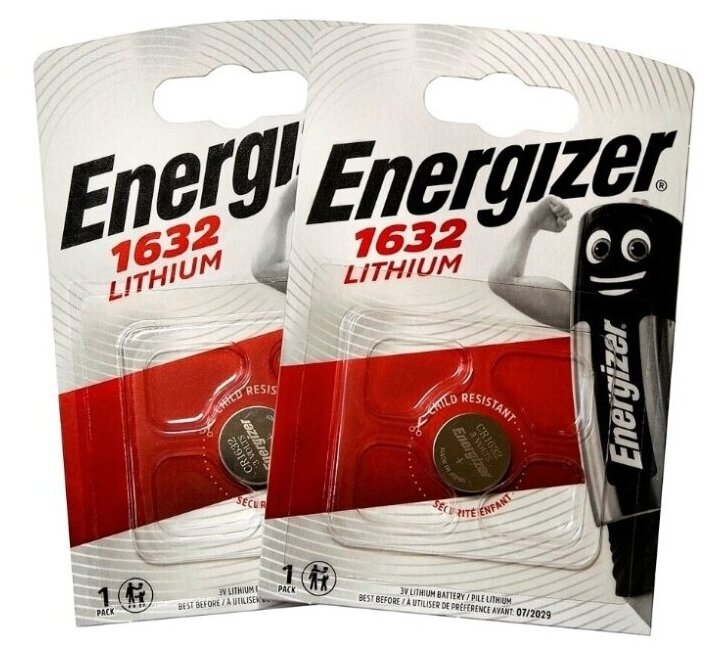 Батарейка СR1632 ENERGIZER 5 шт