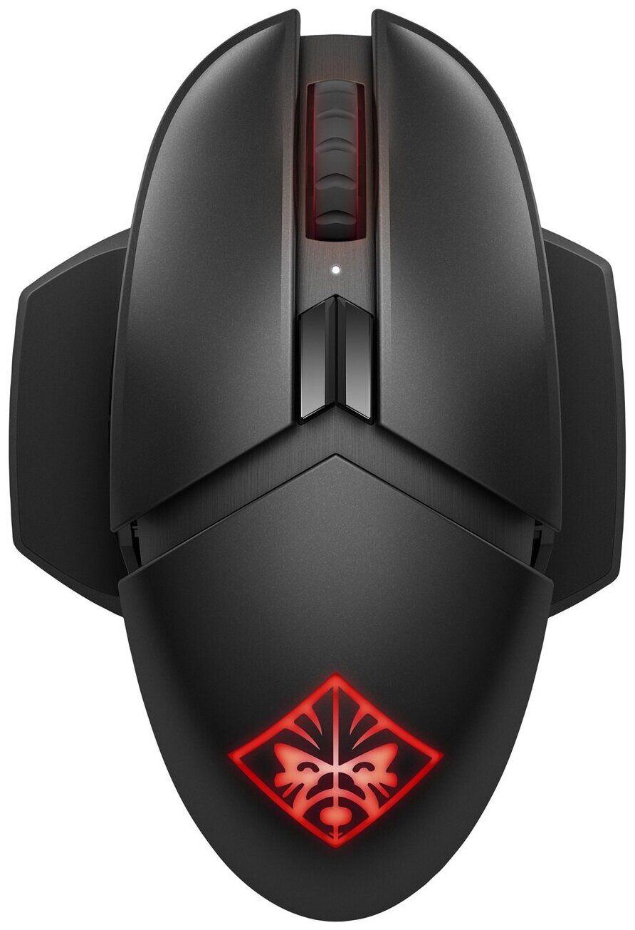 Мышь HP Omen Photon, игровая, оптическая, беспроводная, USB, черный [6cl96aa]