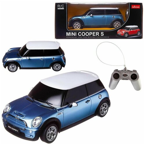 Машина р/у 1:18 Minicooper S, цвет синий 40MHZ rastar машина р у 1 18 minicooper s цвет синий 40mhz