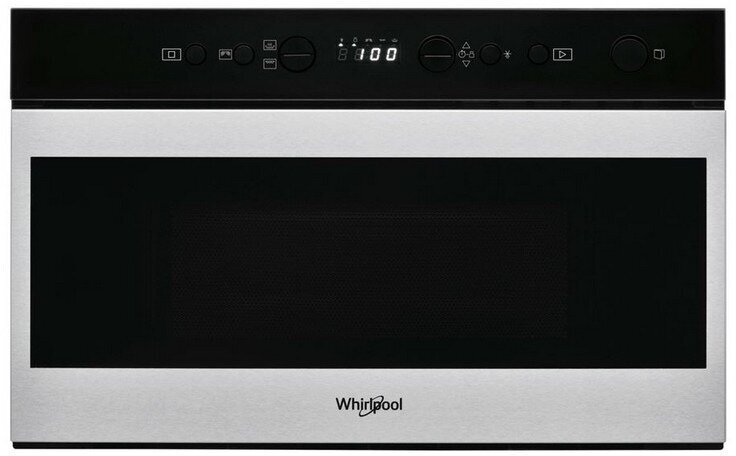 Микроволновая печь встраиваемая Whirlpool W7 MD440, серебристый