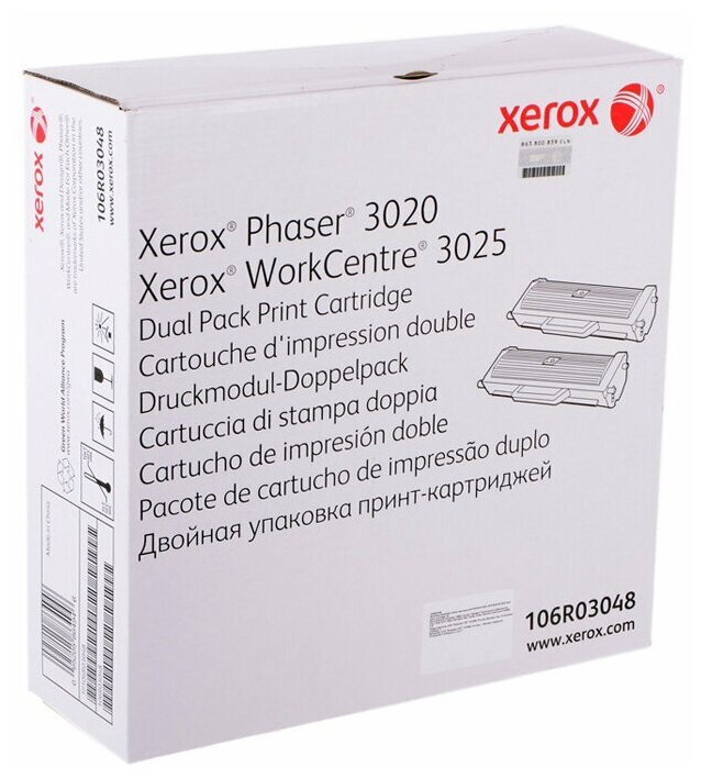 Картридж Xerox 106R03048 черный